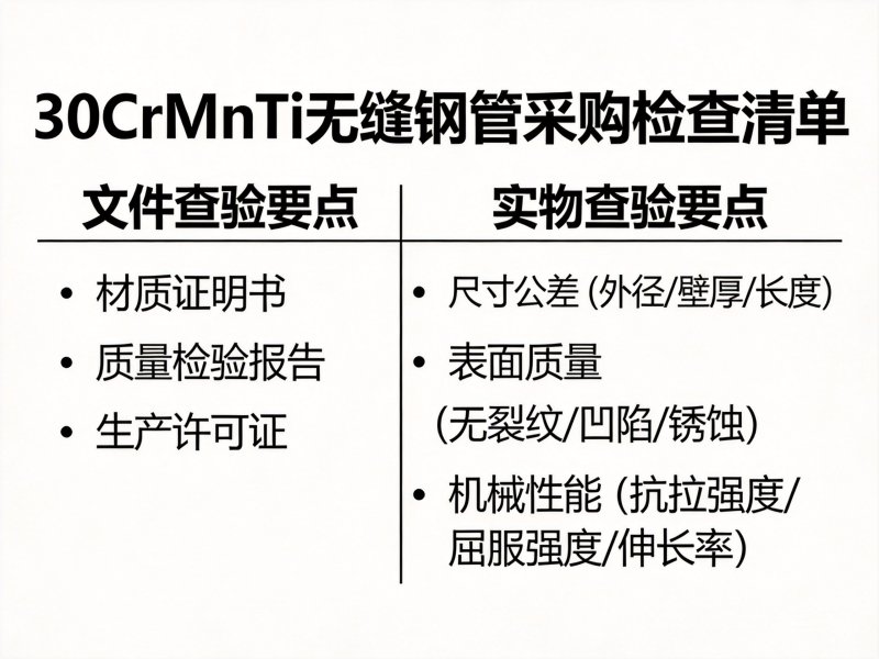 30CrMnTi无缝钢管采购指南：峄城地区如何选择优质供应商？